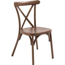 Chaise de terrasse bois en aluminium