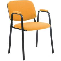 Chaise de visiteur Ken Pro en tissu Orange