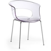 Scab Design - Chaise design, Chaise design - miss b antichock 4 legs - deco Transparent en Plastique