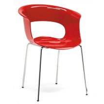 Chaise design, Chaise design - miss b antichock 4 legs - deco Rouge en Plastique Scab Design
