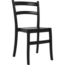 Chaise de jardin empilable Tiffany Noir