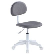 Miroytengo - Chaise d'étude gris et blanc -color terri
