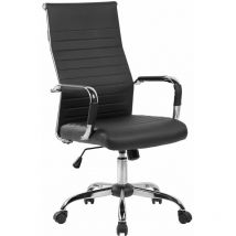 Fanmuebles - Chaise d'étude Sevilla noire