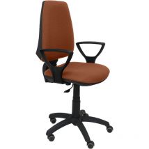 Piqueras Y Crespo - Chaise Elche cp bali marron à bras fixes roues de parquet