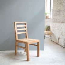 Berah Getah - Chaise en teck recyclé massif