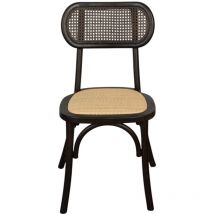 Chaise en bois et rotin 88x52x44 cm Chaises rustiques Chaise de cuisine et salle à manger Chaises modernes Chaise vintage Thonet