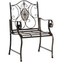 Chaise en fer forgé Punjab Bronze