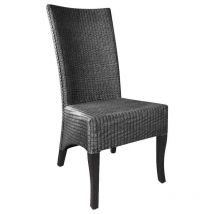 Aubry Gaspard - Chaise en loom et acajou Adlon