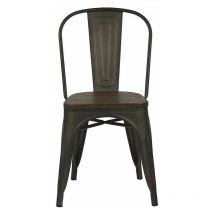 Chaise en métal Tilo - Pomax