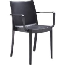 Iperbriko - Chaise En Polypropylène 'Victoria' Taupe