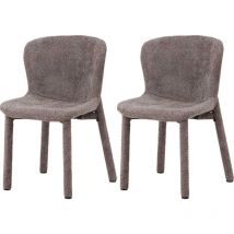 Venture Home - Chaise en tissus bouclette Astoria