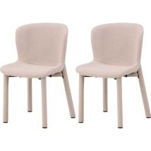 Venture Home - Chaise en tissus bouclette Astoria