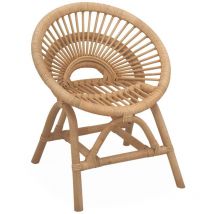 Sweeek - Chaise enfant en rotin Maeva