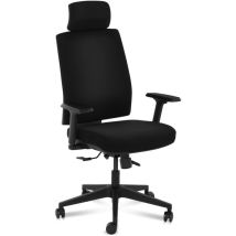 Fauteuil De Bureau Pivotant Ergonomique Avec Appui-tête, Charge Maximale 200 Kg