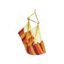 Hamac Detente - Chaise hamac enfant rayée orange