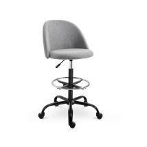 Chaise haute perle grise
