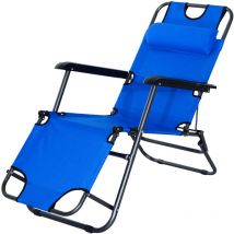 Chaise jardin luna Bleue