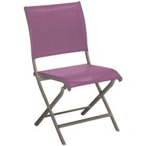 Chaise jardin pliante en aluminium Elegance
