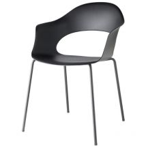 Scab Design - Chaise design, Chaise Lady b par Noir en Technopolymère
