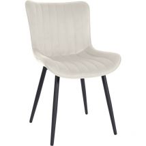 Chaise Largo Crème Velours