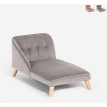 Ahd Amazing Home Design - Chaise longue canapé pour chiens et chats en velours Serin - Gris