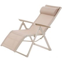 Hesperide - Chaise longue Decima Hespéride lin/argile