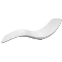 Chaise Longue Di Lusso In Fibra Di Vetro Cm 154x63x62 Sined Chaise Longue Antares Bianca