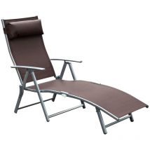 Chaise Longue Marron