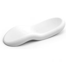 Moovere - Tumbona rasa Bain Hotel, apilable y muy resistente para el exterior. Diseño moderno. Fabricada en polietileno