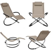 Chaise longue pour enfants Acier Taupe - Chaise Longue Enfant - Transat Enfant - Mobilier De Jardin Enfant - Chaises Longues Pliable - Chaise Lounge