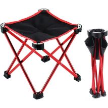 Ugreat - Chaise longue tabouret de camping, petite chaise pliante, légère, portable, mini siège d'extérieur pour la pêche, la randonnée, le jardinage