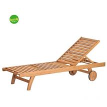 Lettino Ambra Garden teak con rotelle