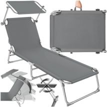 Transat en acier Pliable Résistant et anti-UV