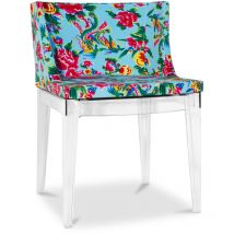 Privatefloor - Chaise de salle à manger - Pieds transparents - Design à motifs - Mademoiselle Transparent