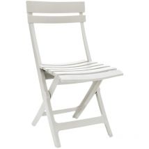 Grosfillex - Chaise pliante Miami - Blanc