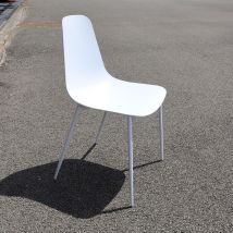 Sodiake - Chaise Moderne en Blanc Alliant Élégance et Praticité