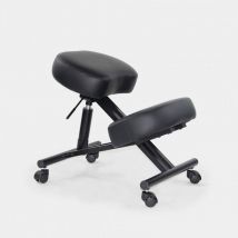 Bodyline Health And Massage - Chaise de bureau ergonomique siège assis-genoux similicuir Balancesteel Lux
