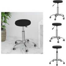 Chaise pivotante de bureau Noir Similicuir - Chaise De Bureau - Chaise Ergonomique - Chaise Pivotante - Bureau à Domicile - Meuble De Bureau