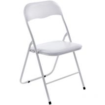 Chaise pliable Felix Blanc / Blanc
