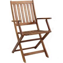 Chaise de fauteuil extérieur avec accoudoirs de course