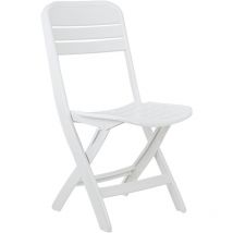 Chaise pliante Bliss Blanc 52x40x82cm O91