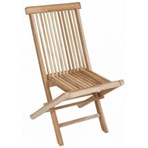Chaise pliante en Teck massif