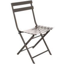 Hesperide - Chaise de jardin pliable en métal Greensboro