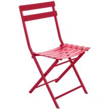 Hesperide - Chaise de jardin pliable en métal Greensboro