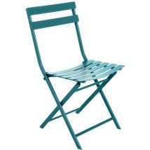 Hesperide - Chaise de jardin pliable en métal Greensboro