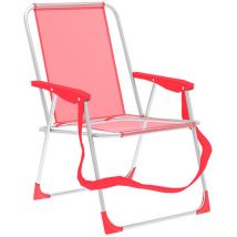 Mb Marbueno - Marbueno Chaise Pliante Aluminium Coral Plage et Piscine 53X56X78 cm 10356