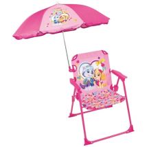 Cijep - Chaise pliante de camping pat'patrouille Stella Everest avec parasol ø 65 cm - fun house