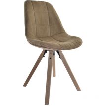 Dkd Home Decor - Chaise Polyester Coton 47X55X85 Naturel Marron