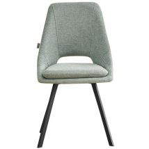 Veriaffari.it - Chaise rembourrée verte Blauss 85x56x48 cm