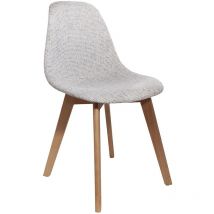 Chaise scandi en grosse maille Flora